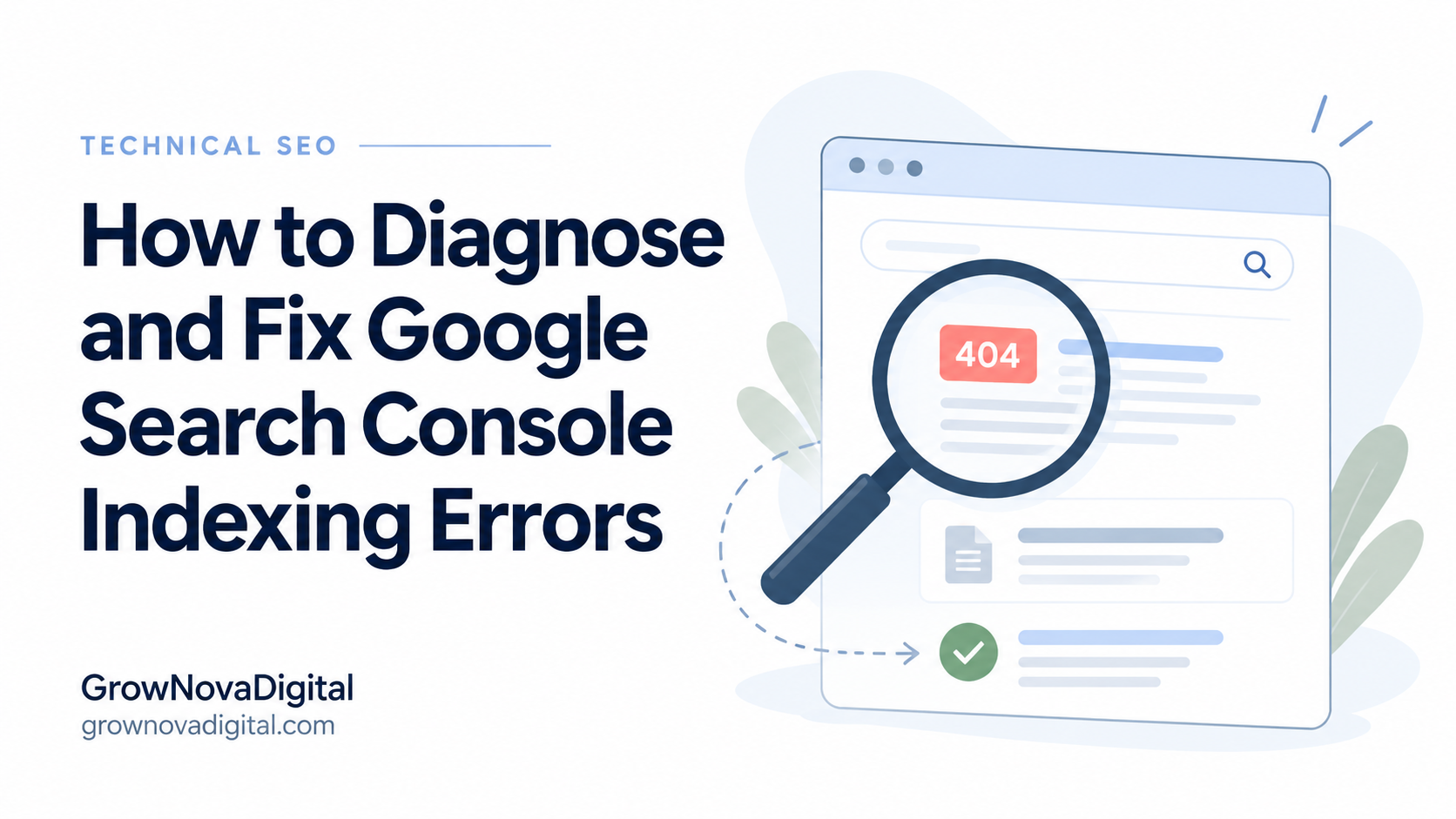 How to Diagnose and Fix Google Search Console Indexing Errors