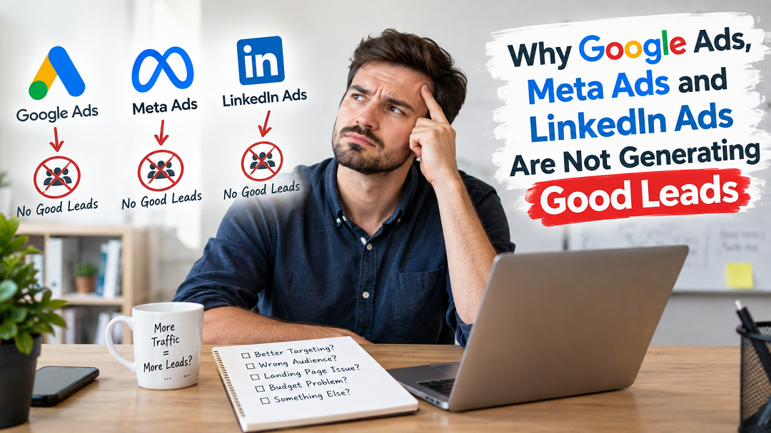 Why Google Ads, Meta Ads and LinkedIn Ads Are Not Generating Good Leads