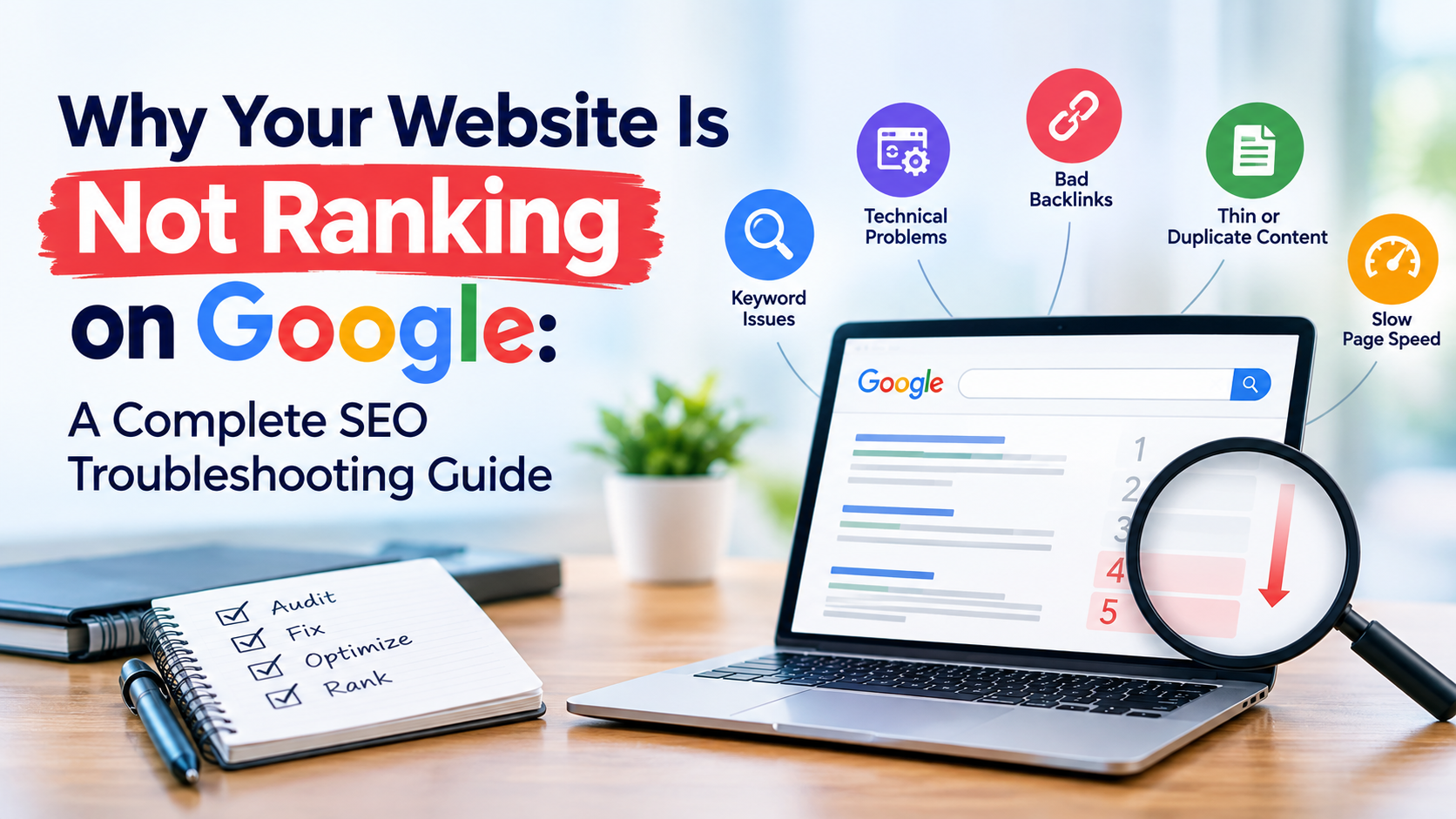 Why Your Website Is Not Ranking on Google: A Complete SEO Troubleshooting Guide