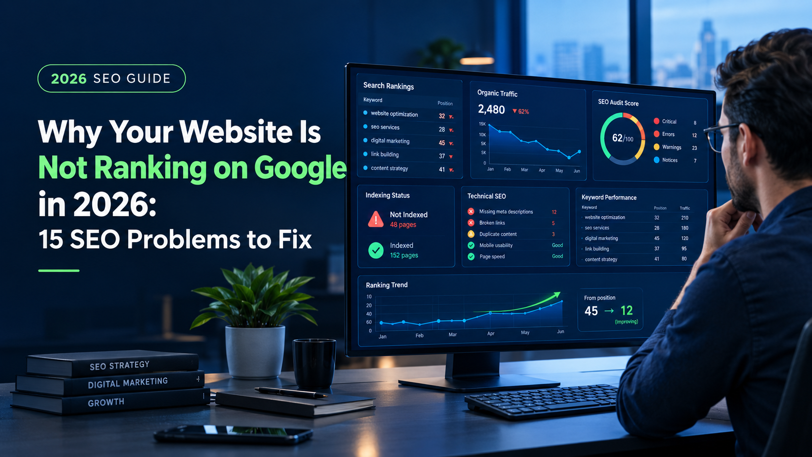 Why Your Website Is Not Ranking on Google in 2026: 15 SEO Problems to Fix